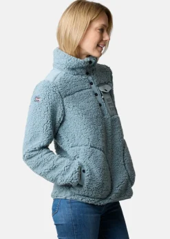 Hot Nautic XPRNC Marstrand Stretch Pile Half Neck W Sea Green