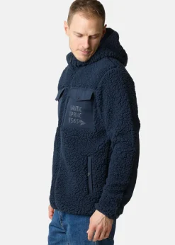 Clearance Nautic XPRNC Marstrand Stretch Pile Hood Jacket Dk. Navy