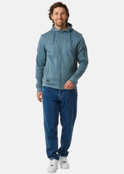 Best Nautic XPRNC Marstrand Zip Hood II Dk Sea Green