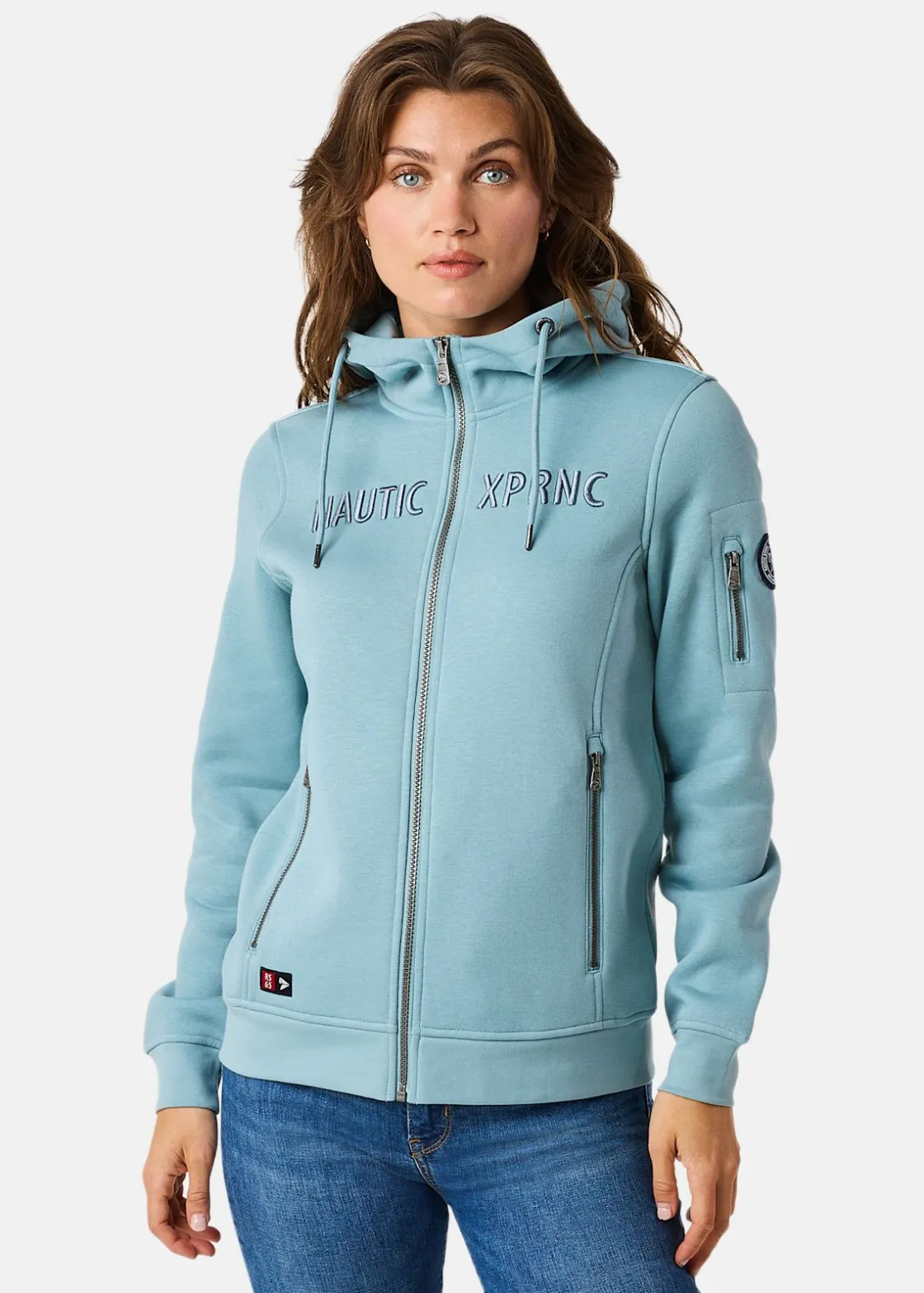 Best Nautic XPRNC Marstrand Zip Hood W II Sage Green