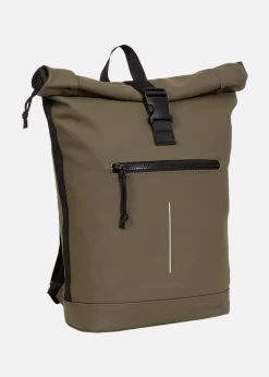 Discount New Rebels Mart New York Rolltop Backpack Olive