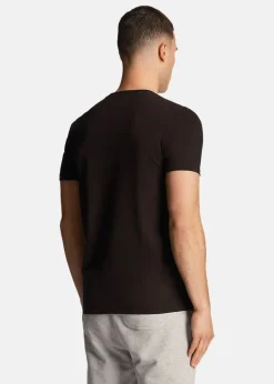 Sale Lyle&scott Martin SS T-Shirt Jet Black