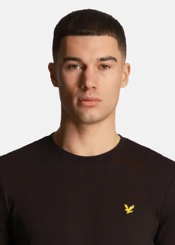 Sale Lyle&scott Martin SS T-Shirt Jet Black