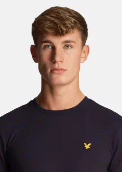 Hot Lyle&scott Martin SS T-Shirt Dark Navy