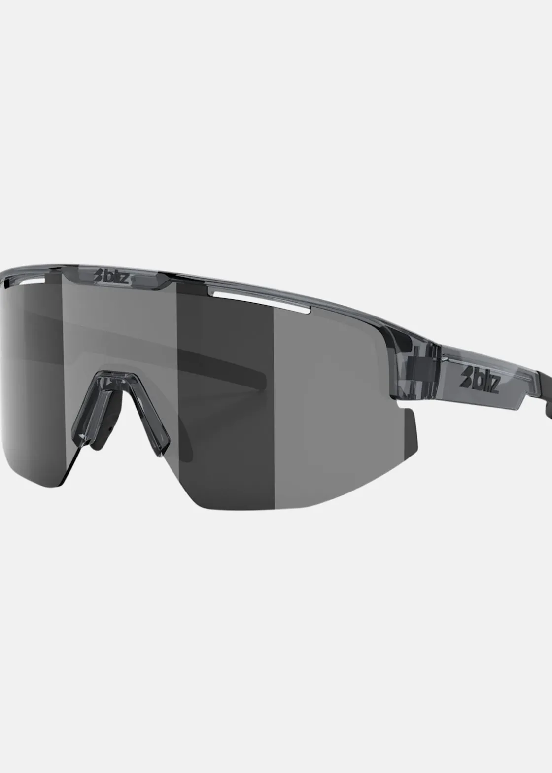 Outlet Bliz Active Matrix Small Crystal Black / Smoke w Silver Mirror