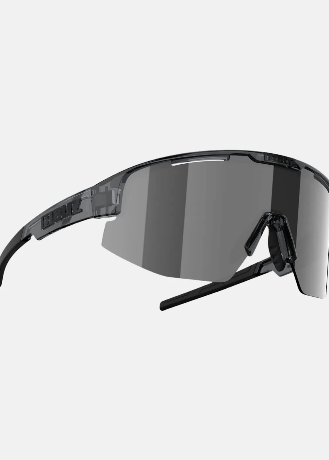 Outlet Bliz Active Matrix Small Crystal Black / Smoke w Silver Mirror