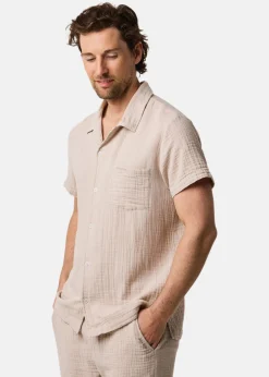 Online Seaside Max Shirt Lt Khaki