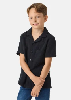 Online Seaside Max Shirt JR Black