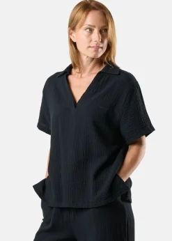 Best Seaside Maxime Blouse W Black