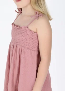 Best Seaside Maxime Smock Dress JR Dusty Rose