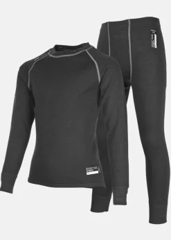 Best Lindberg MERINO SET BLACK MELANGE