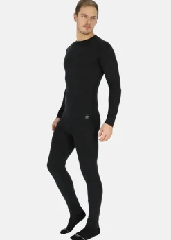 Outlet Lindberg MERINO SET, UNISEX BLACK MELANGE