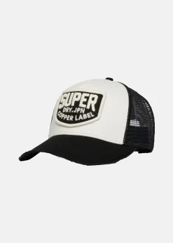 Sale Superdry MESH TRUCKER CAP Black