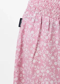 Hot Seaside Miami Long Skirt JR Dusty Rose Flower
