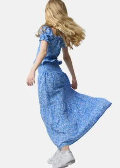 Best Seaside Miami Long Skirt JR Blue Flower