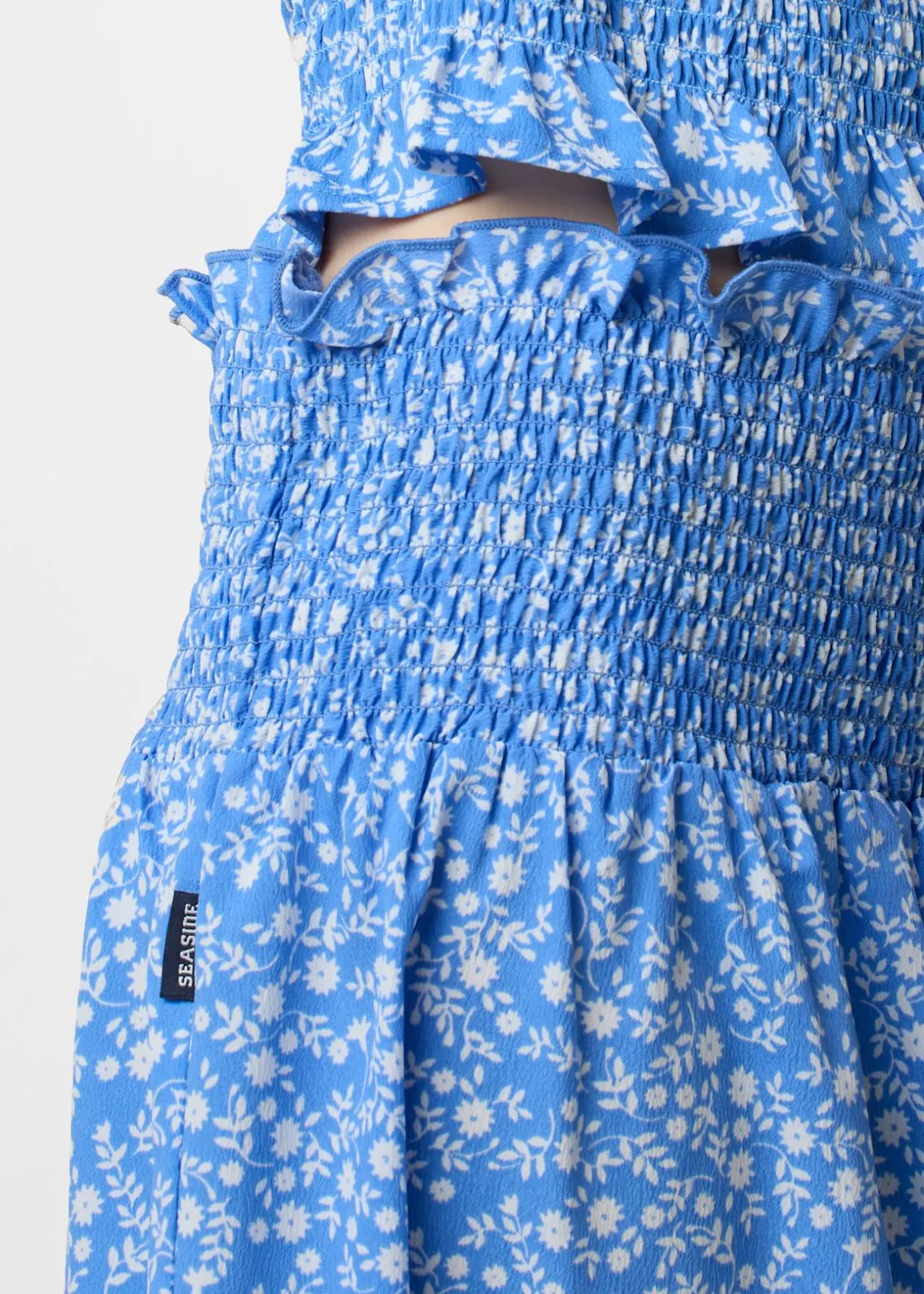 Best Seaside Miami Long Skirt JR Blue Flower