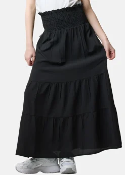 Seaside Miami Long Skirt JR Black