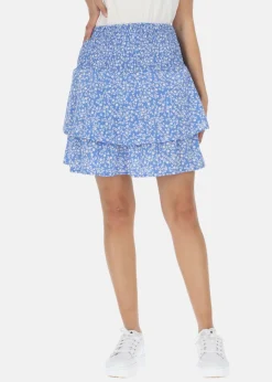 Discount Seaside Miami Skirt W Blue Flower