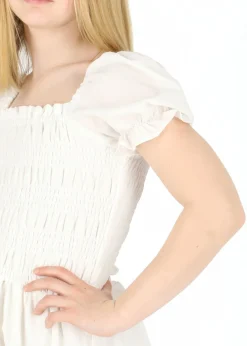 Best Seaside Miami Smock Dress JR White