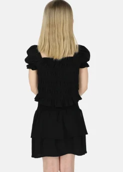 Best Seaside Miami Smock Top JR Black