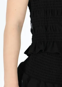 Best Seaside Miami Smock Top JR Black