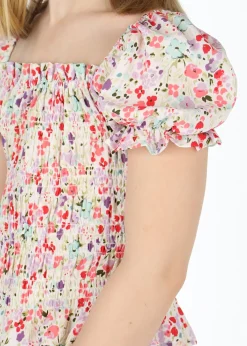 Best Seaside Miami Smock Top JR Multi Flower