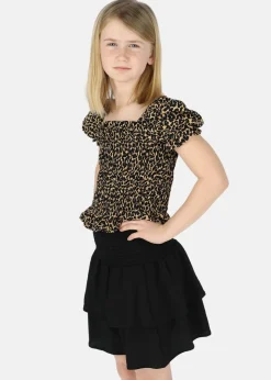 Seaside Miami Smock Top JR Leopard