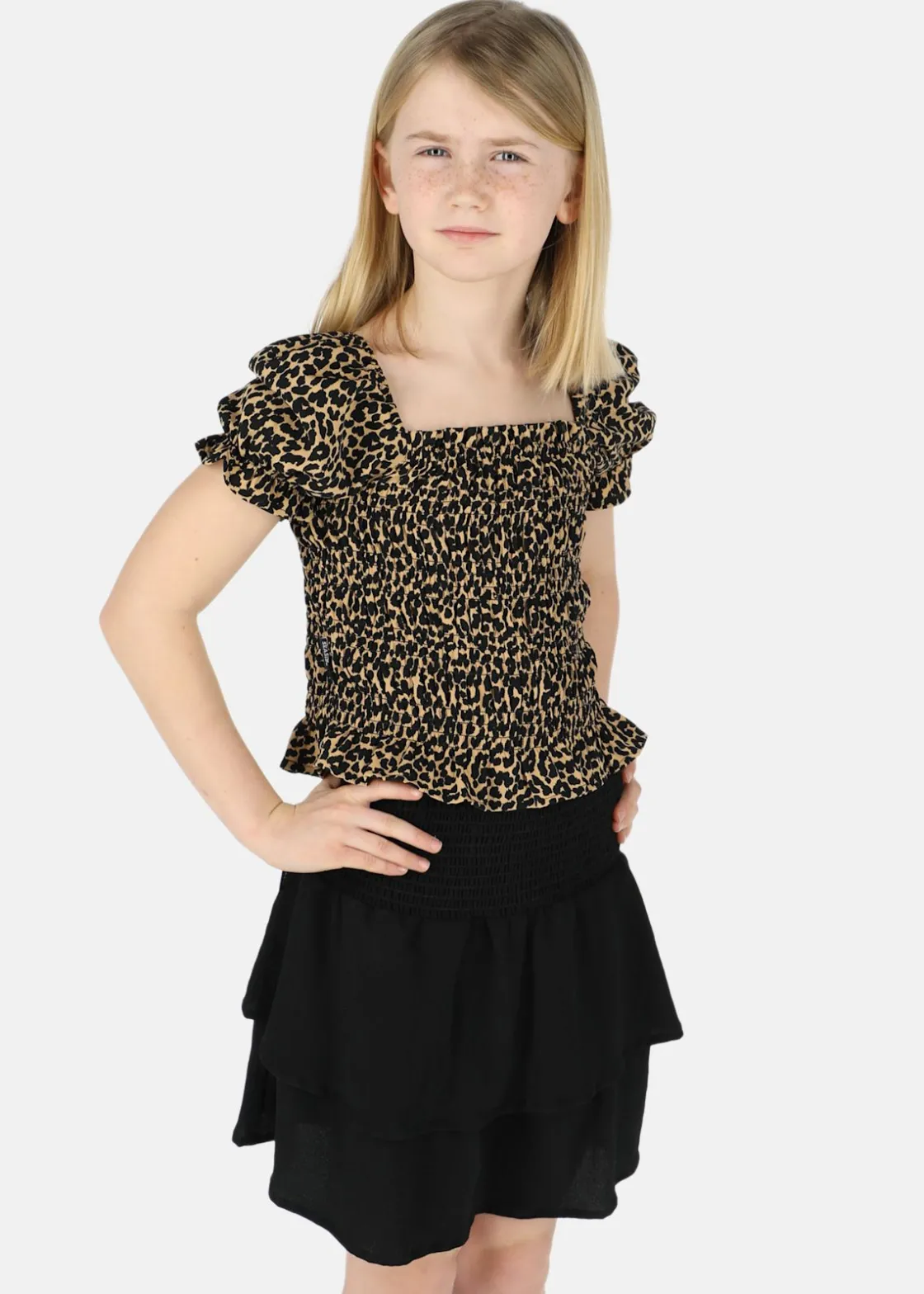 Seaside Miami Smock Top JR Leopard