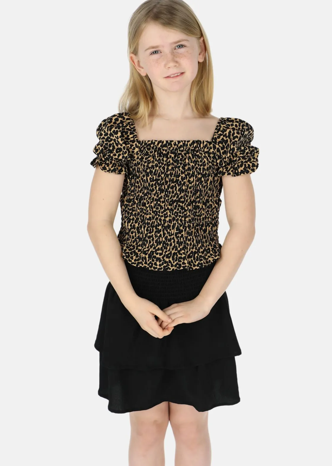 Seaside Miami Smock Top JR Leopard