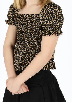 Seaside Miami Smock Top JR Leopard