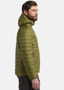 Sale Haglöfs Micro Nordic Down Hood Men Olive Green