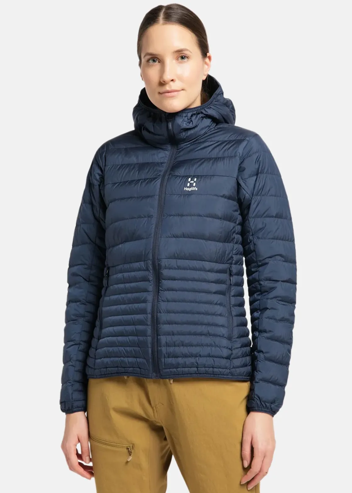 Clearance Haglöfs Micro Nordic Down Hood Women Tarn Blue