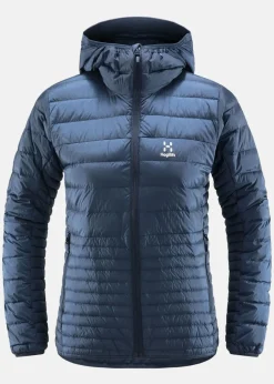 Clearance Haglöfs Micro Nordic Down Hood Women Tarn Blue