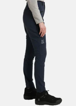 Outlet Haglöfs Mid Slim Pant Women Tarn Blue/True Black