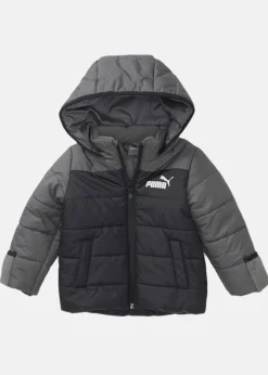 New Puma Minicats Hooded Padded Jacket Puma Black