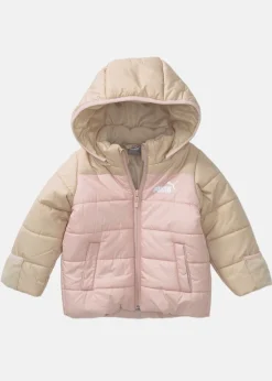 Discount Puma Minicats Hooded Padded Jacket Light Sand