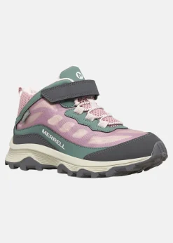 Clearance Merrell Moab Speed Mid A/C WTRPF DUSTY PINK/OLIVE