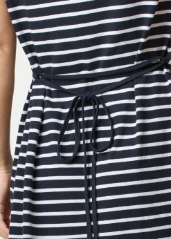 Best Saint Vincent Monaco Dress W stripe Navy/White