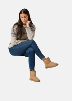 Online Seaside Montana Suede Wool Winter Boot High W Yellow