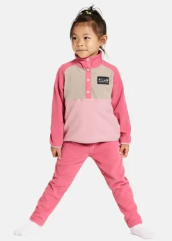 Sale Didriksons MONTE KIDS HALF BU 4 Soft Pink