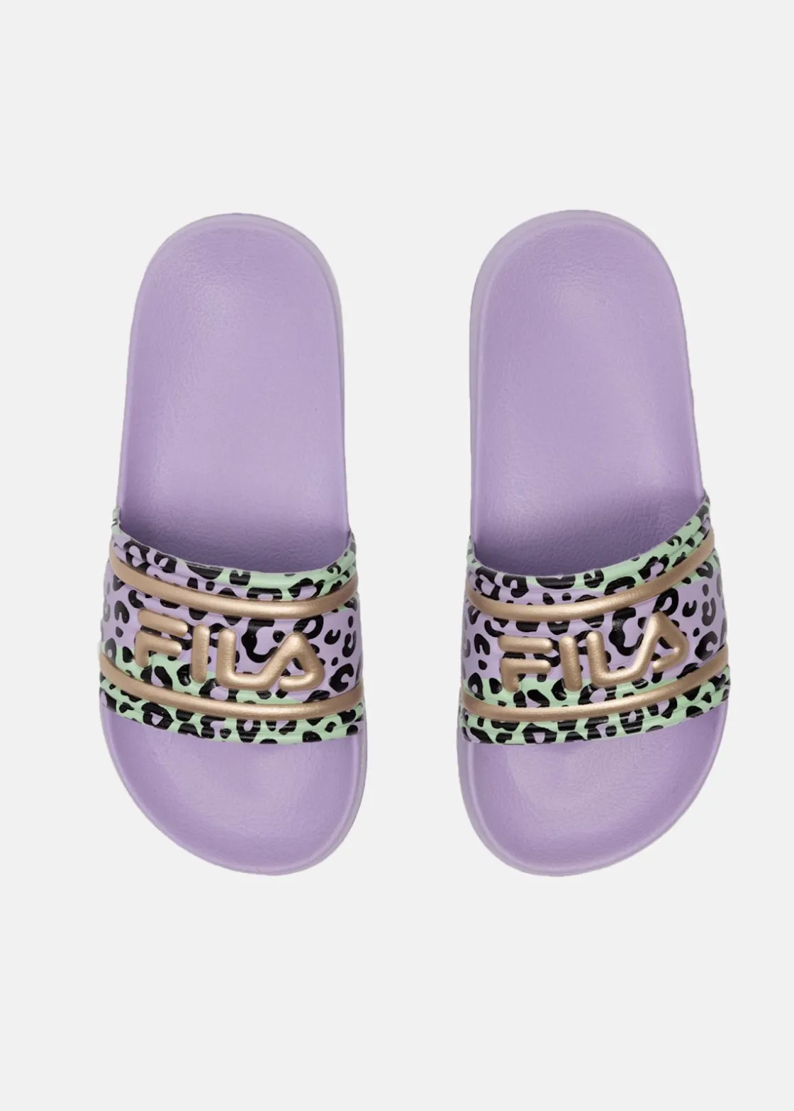 Outlet Fila MORRO BAY P slipper kids Viola-Leopard