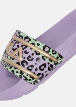 Hot Fila MORRO BAY P slipper teens Viola-Leopard