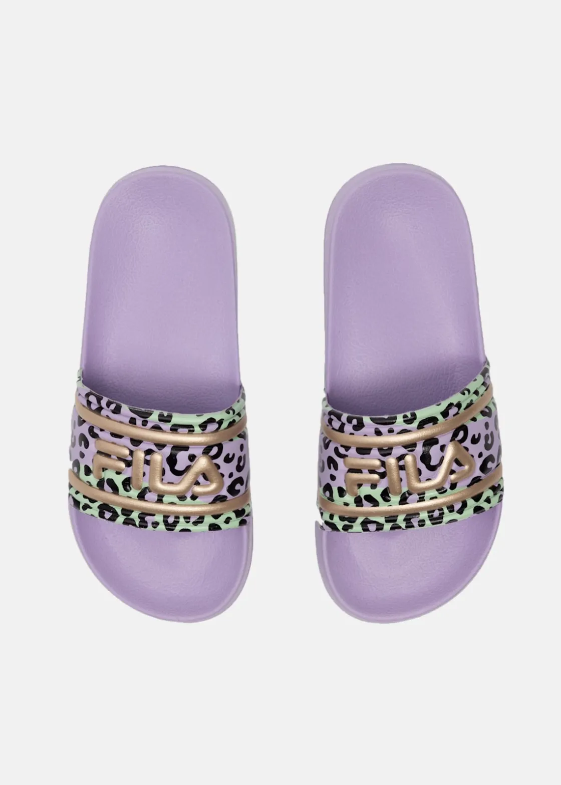 Hot Fila MORRO BAY P slipper teens Viola-Leopard