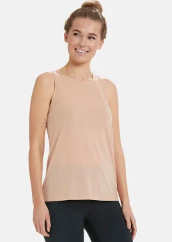 Discount Athlecia Mota W Slub Top Maple Sugar