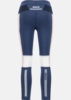 Swix Motion Premium cropped tights Lake blue