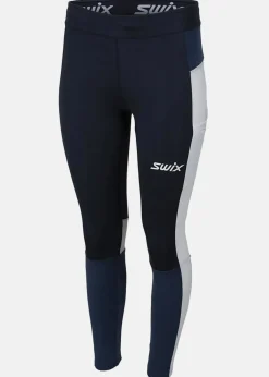 Discount Swix Motion Premium tights W Dark navy/Lake blue
