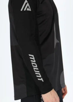 Outlet Mount MTB Bike Tee Long Sleeve Black Camo