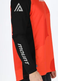 Mount MTB Bike Tee Long Sleeve Orange Camo