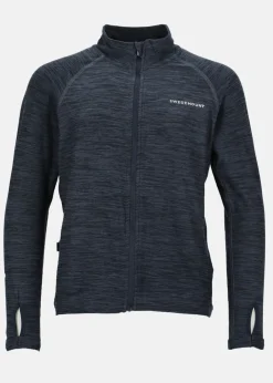Discount Swedemount Multi Fullzip JR Dk. Navy Melange/ Navy