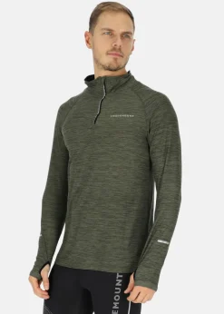 Hot Swedemount Multi Halfzip Olive Melange/Black